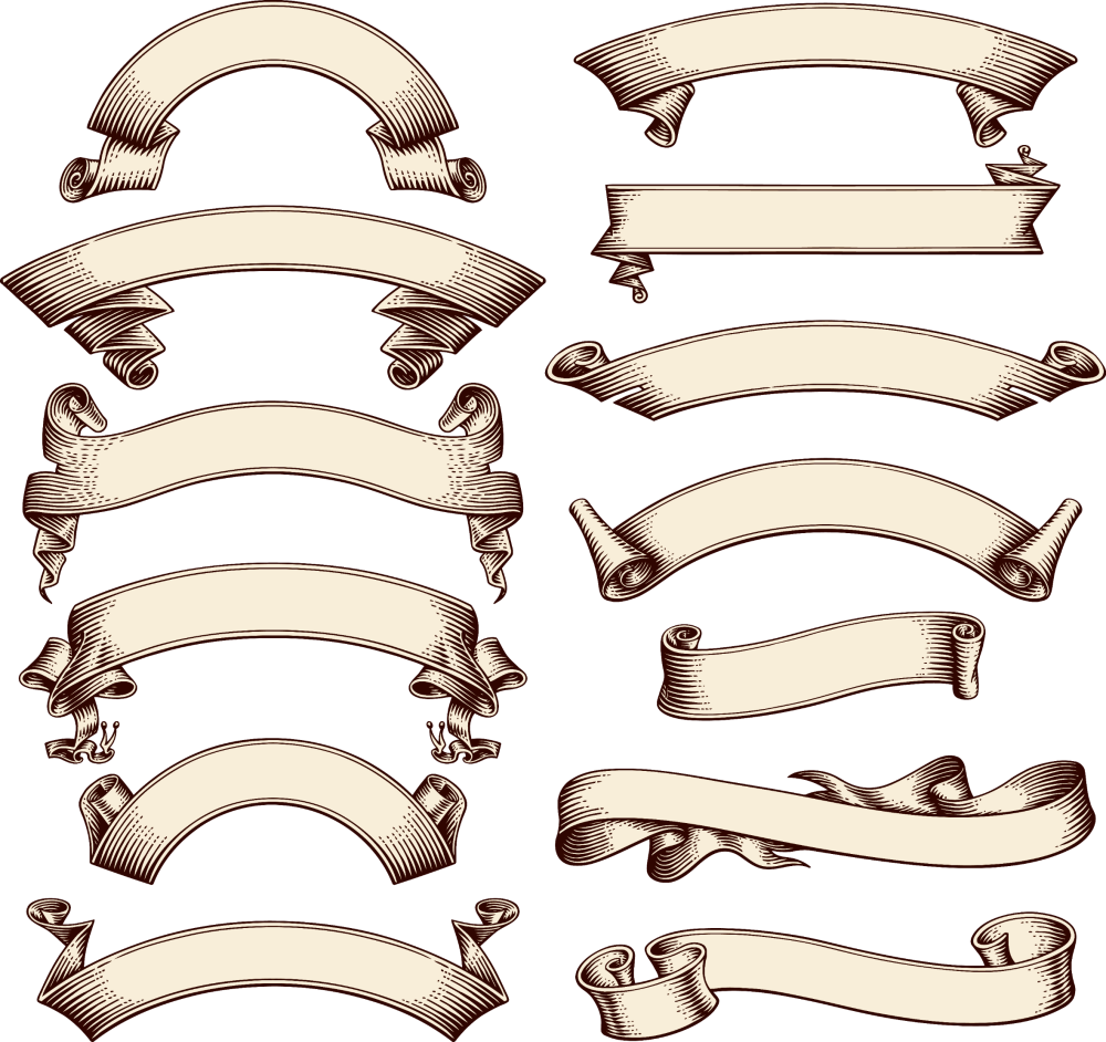 Винтажные ленты