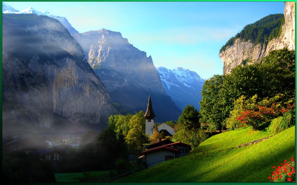 Лаутербруннен Швейцария обои