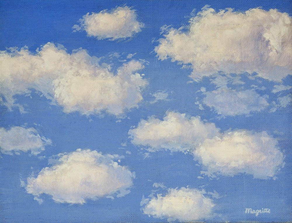 Рене Магритт картины с небом