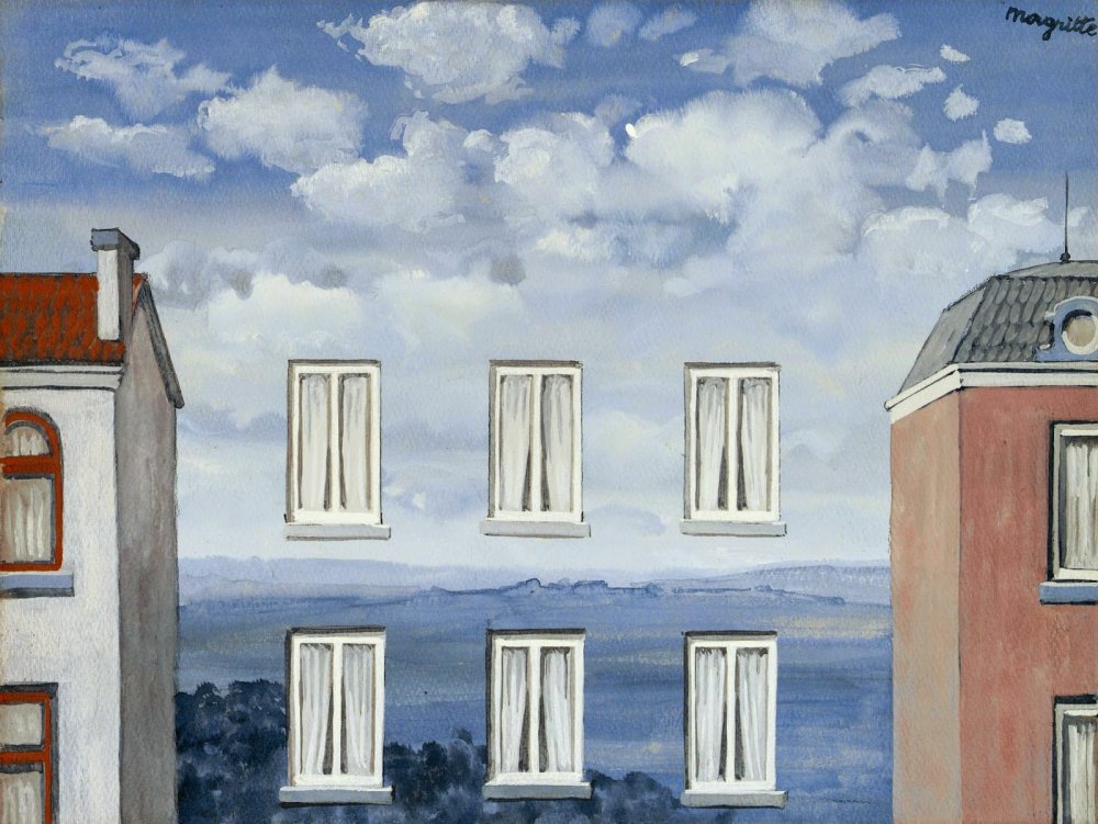 Рене Магритт сын человеческий 1964