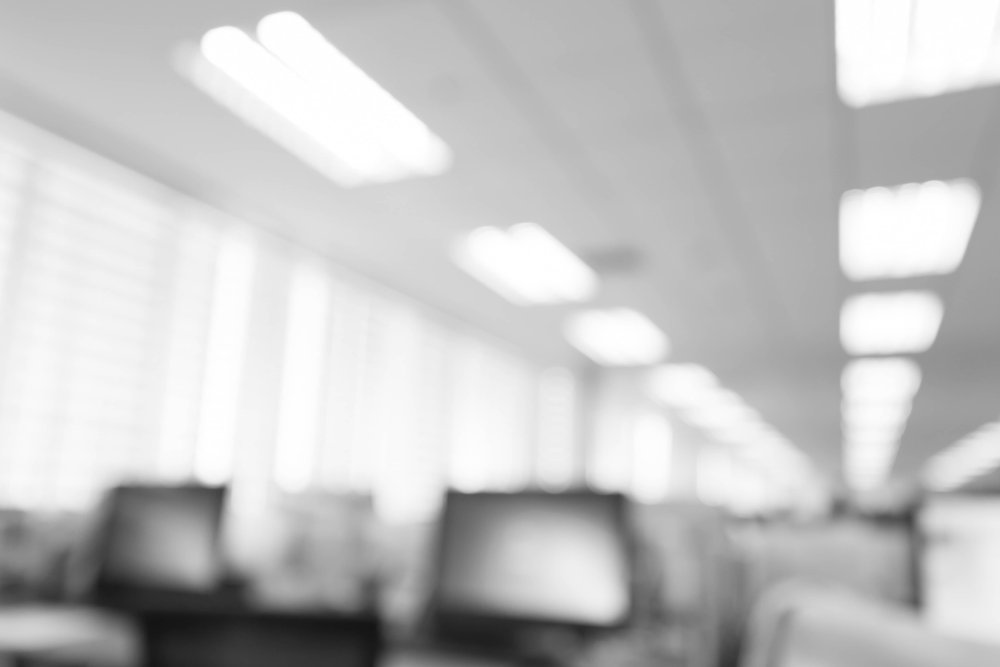 Белый офис размытый