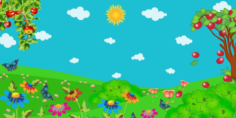 Фон Поляна вектор