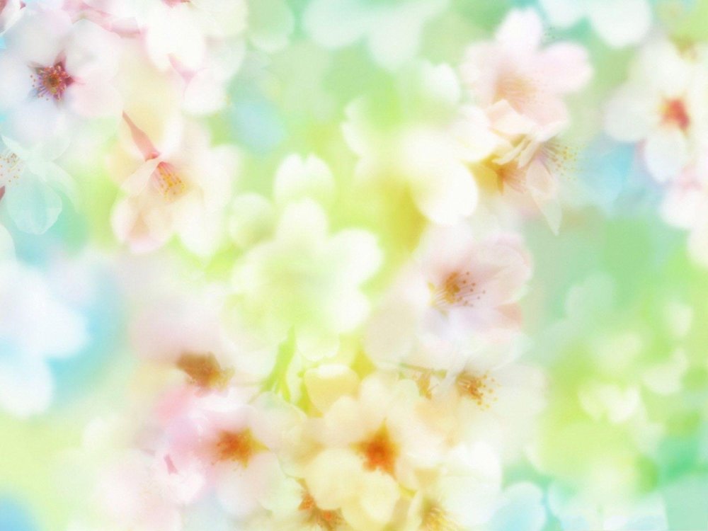 Весенний фон для фотошопа