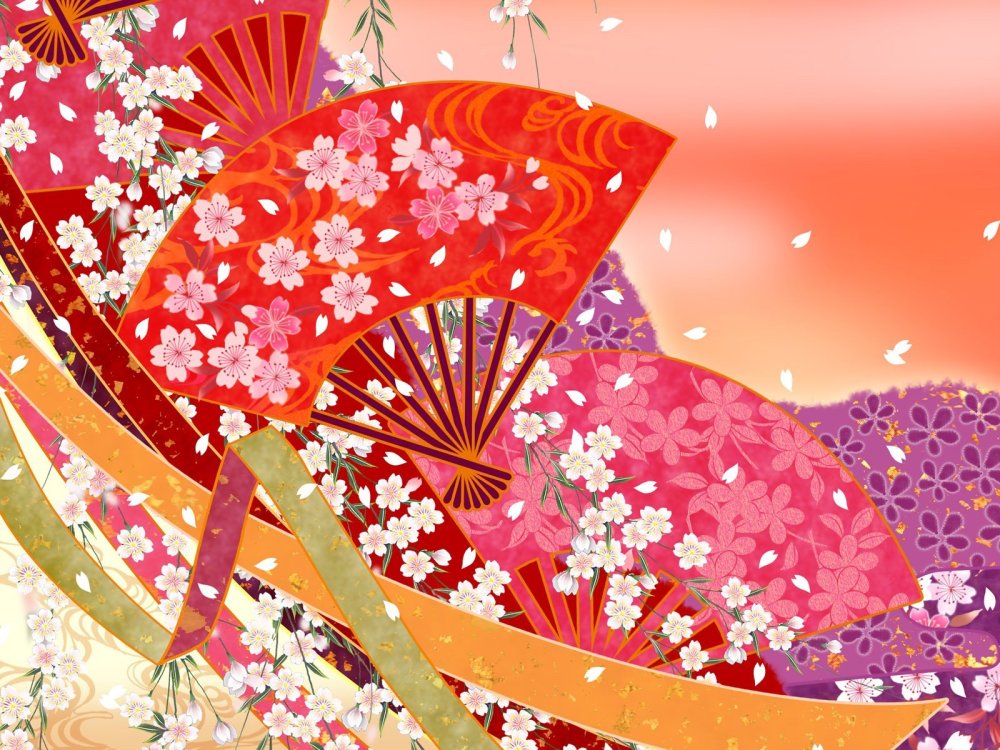 Японский фон