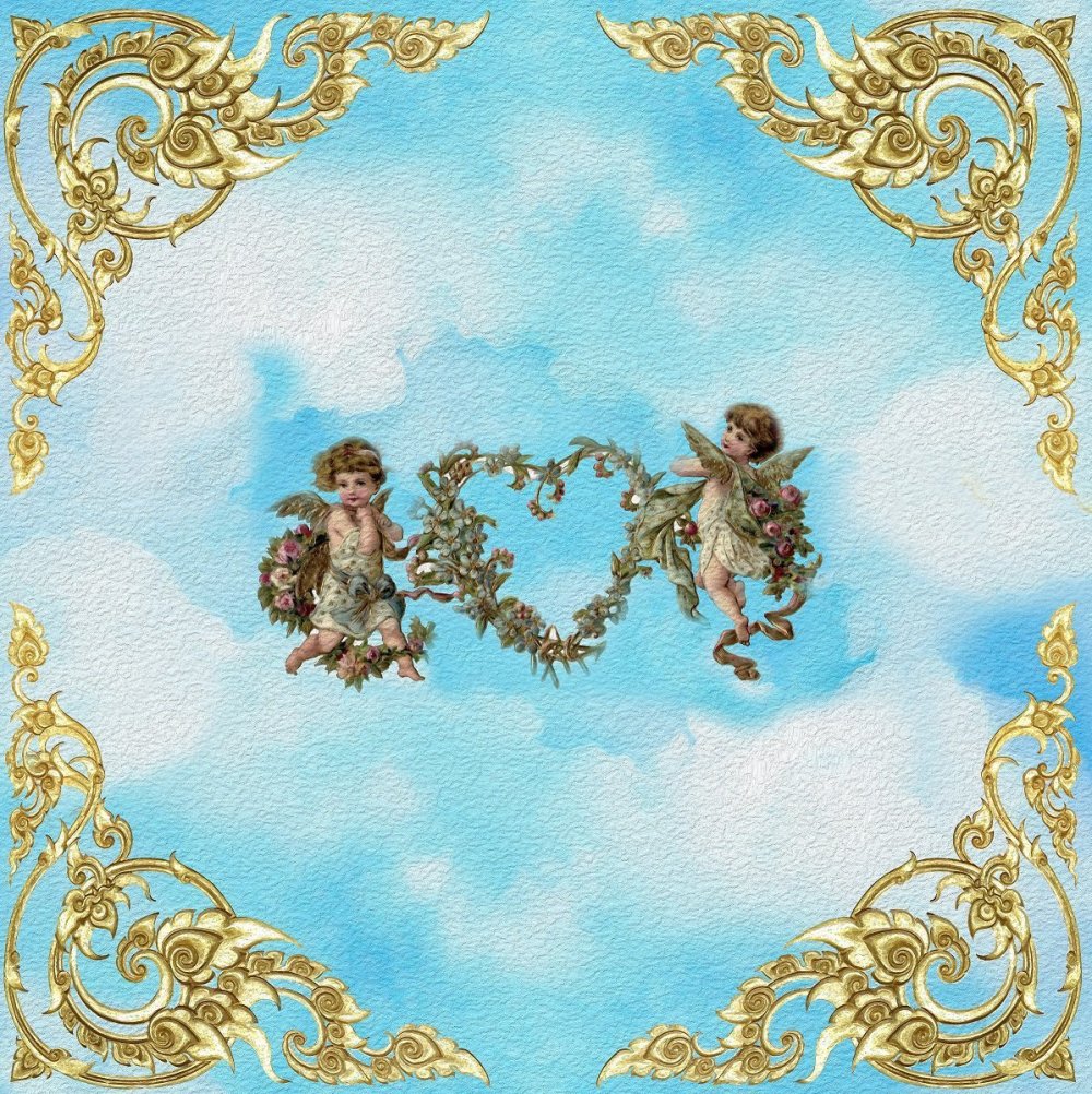 Натяжные потолки с ангелочками