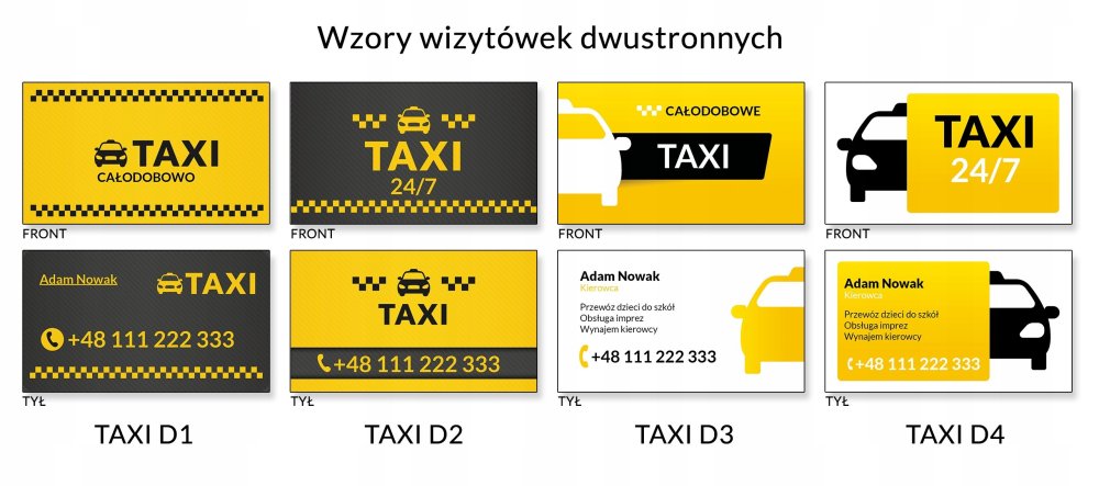 Фон для визитки такси