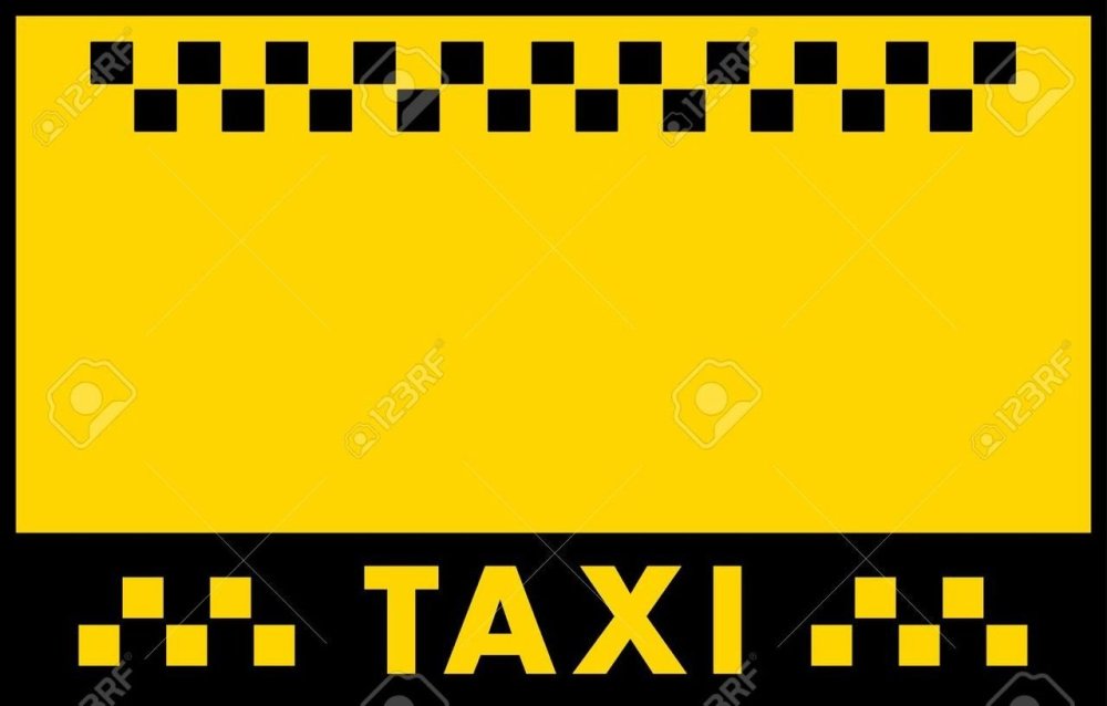 Vector stock визитки такси