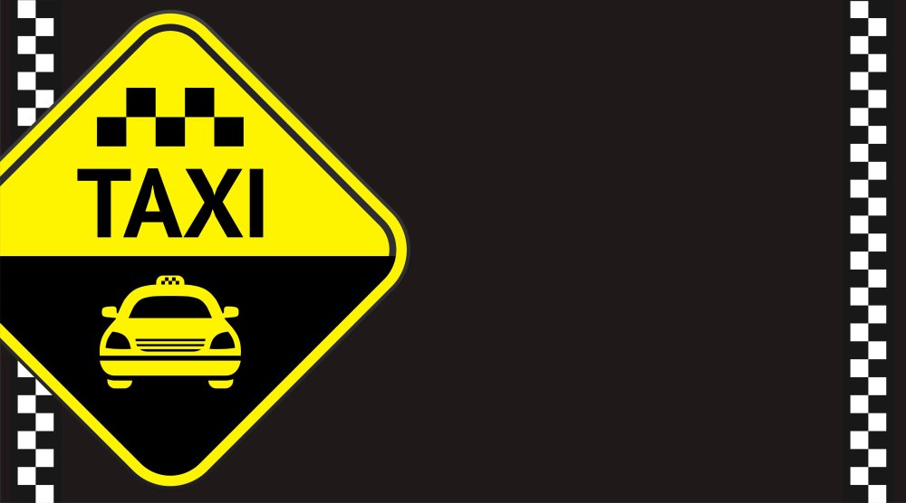 Макет визитки такси