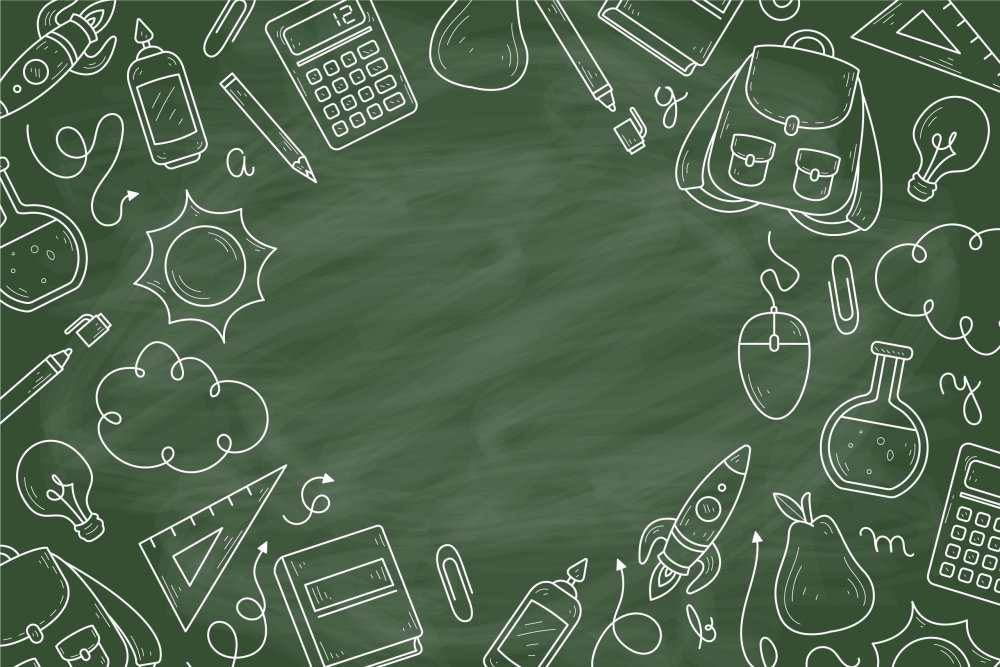 Зеленая доска фон