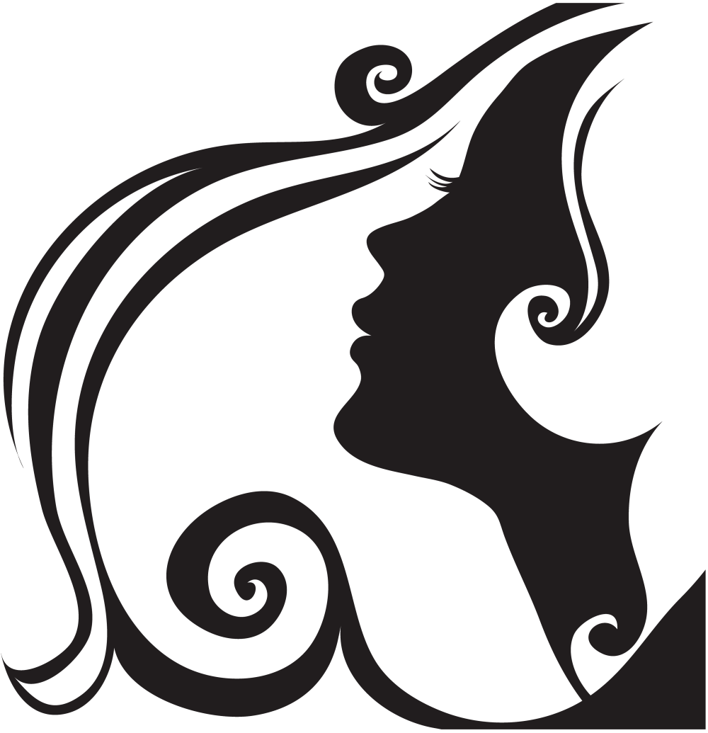 Силуэт женского лица