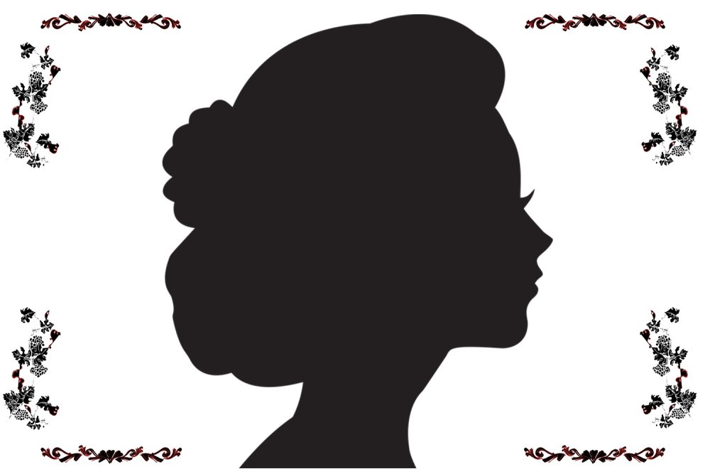 Профиль девушки силуэт