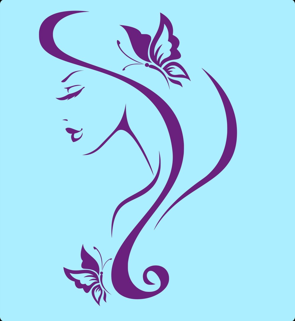 Женский силуэт