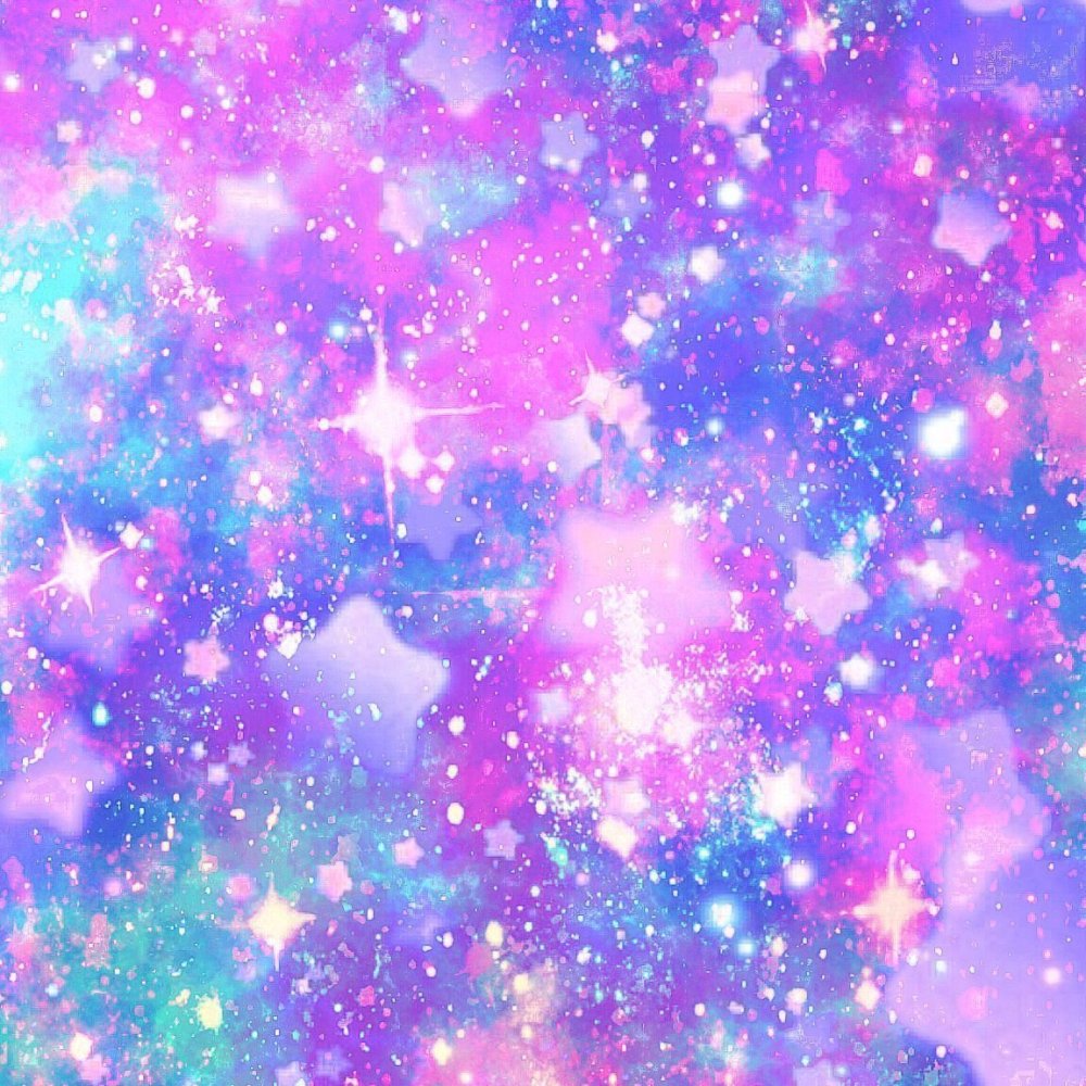 Космос розово голубой