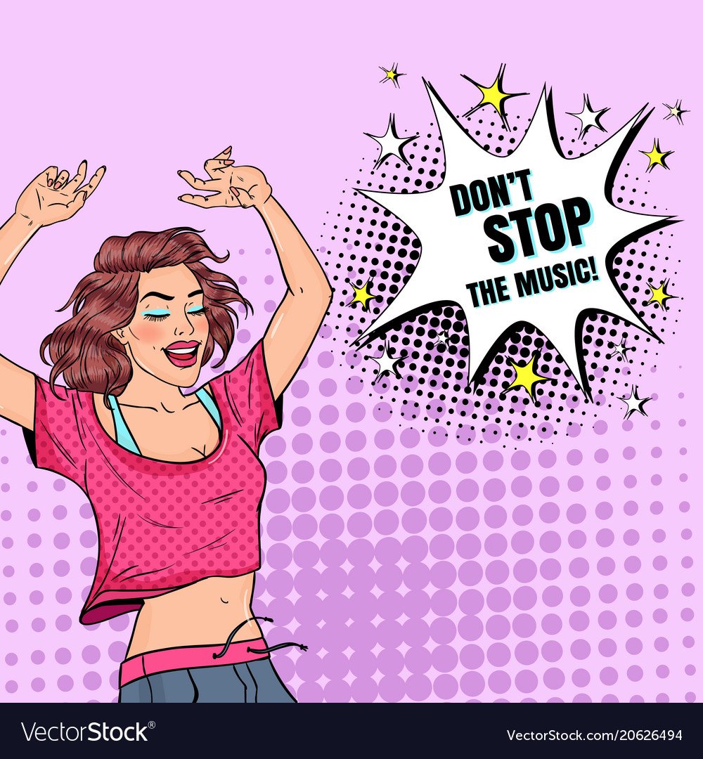 Вау в стиле поп арт