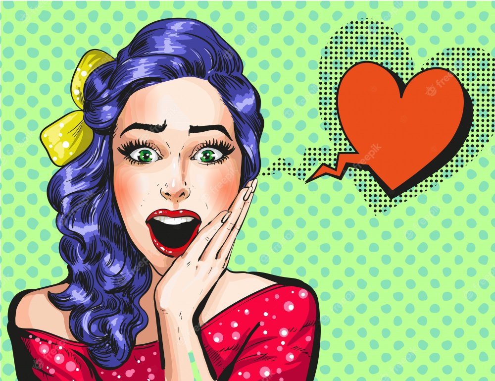 Поп арт девочка