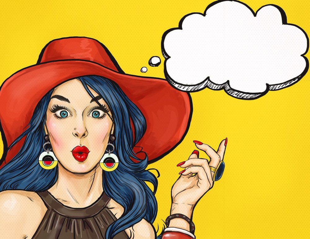 Девушки в стиле поп-арт