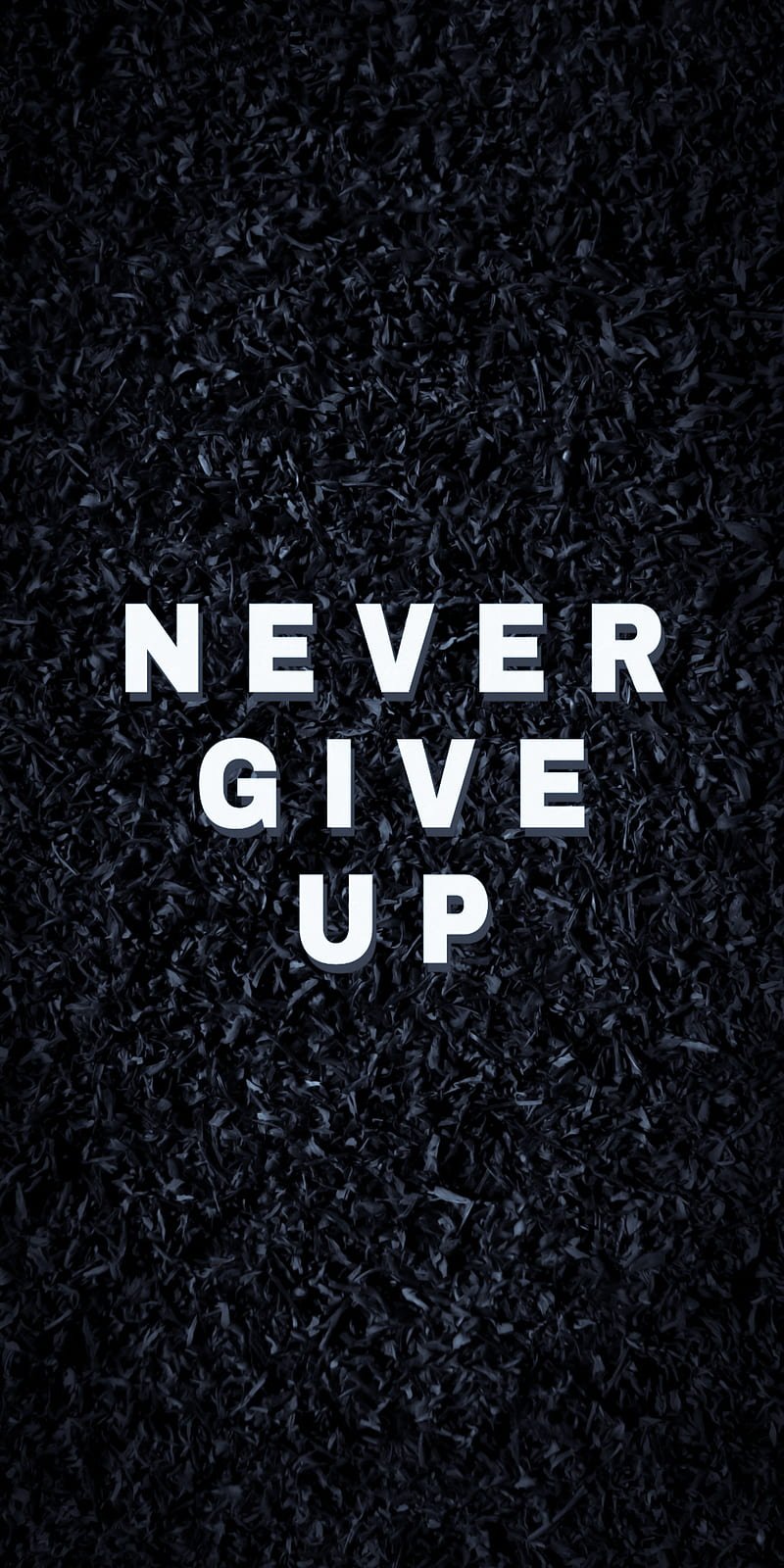 Never give up