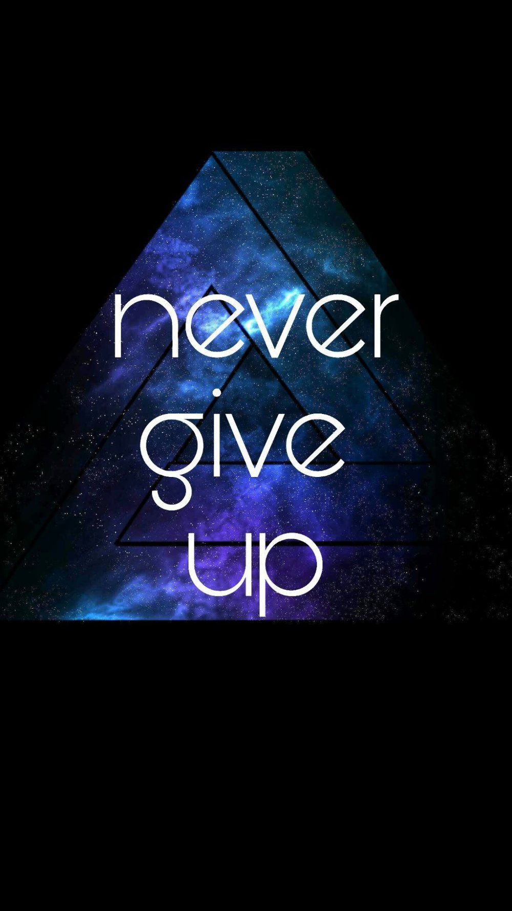Never give up обои на телефон
