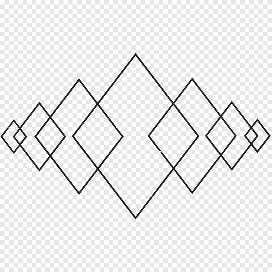 Орнамент из ромбов