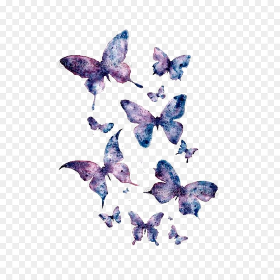 Акварель "бабочка"