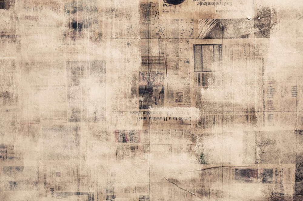 Старая бумага газета