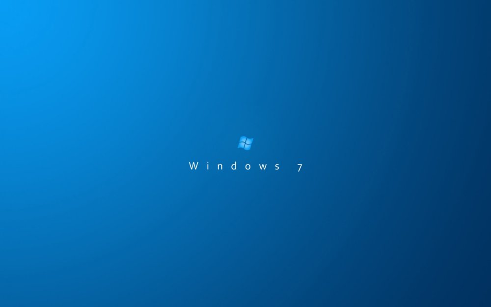 Windows 7 фон синий