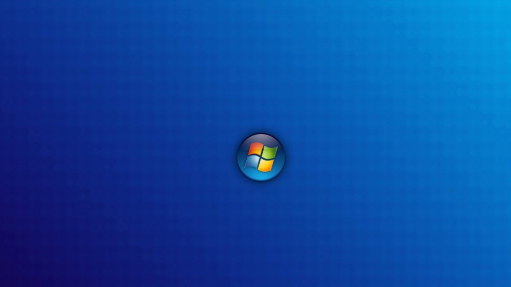 Синий фон виндовс