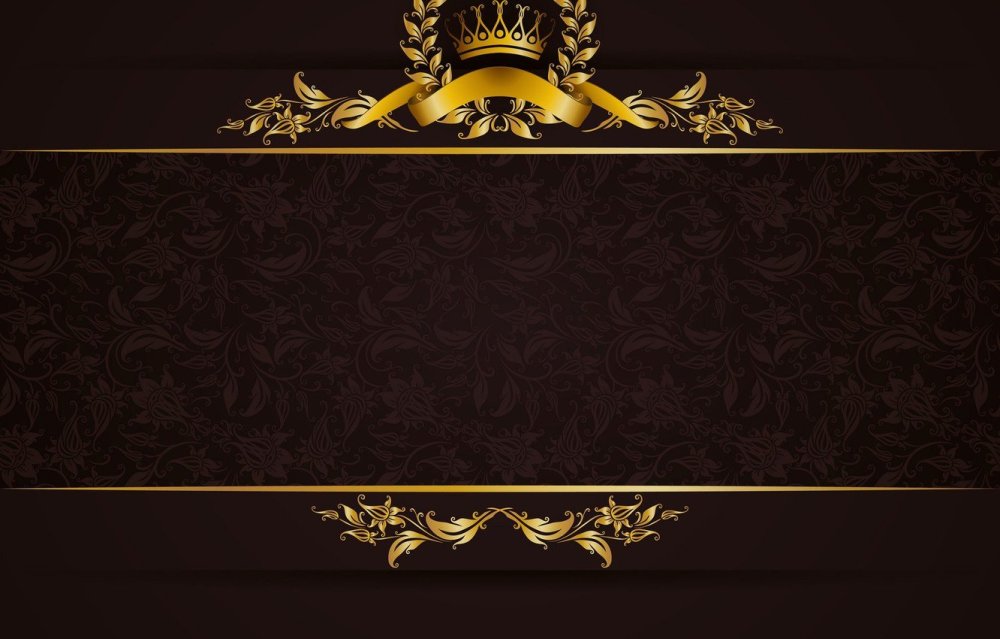 Фон коричневый с золотом