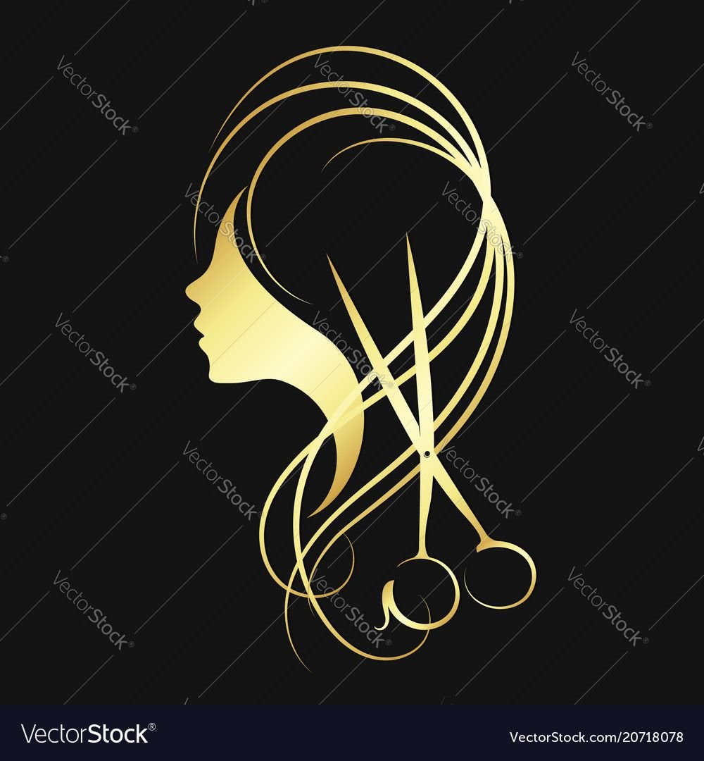 Золотые ножницы логотип