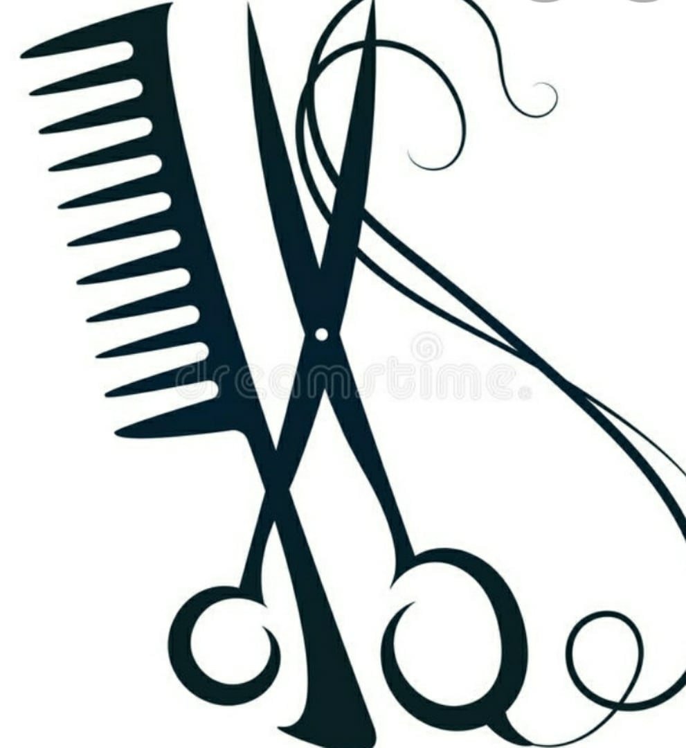 Аппликация ножницы и расческа