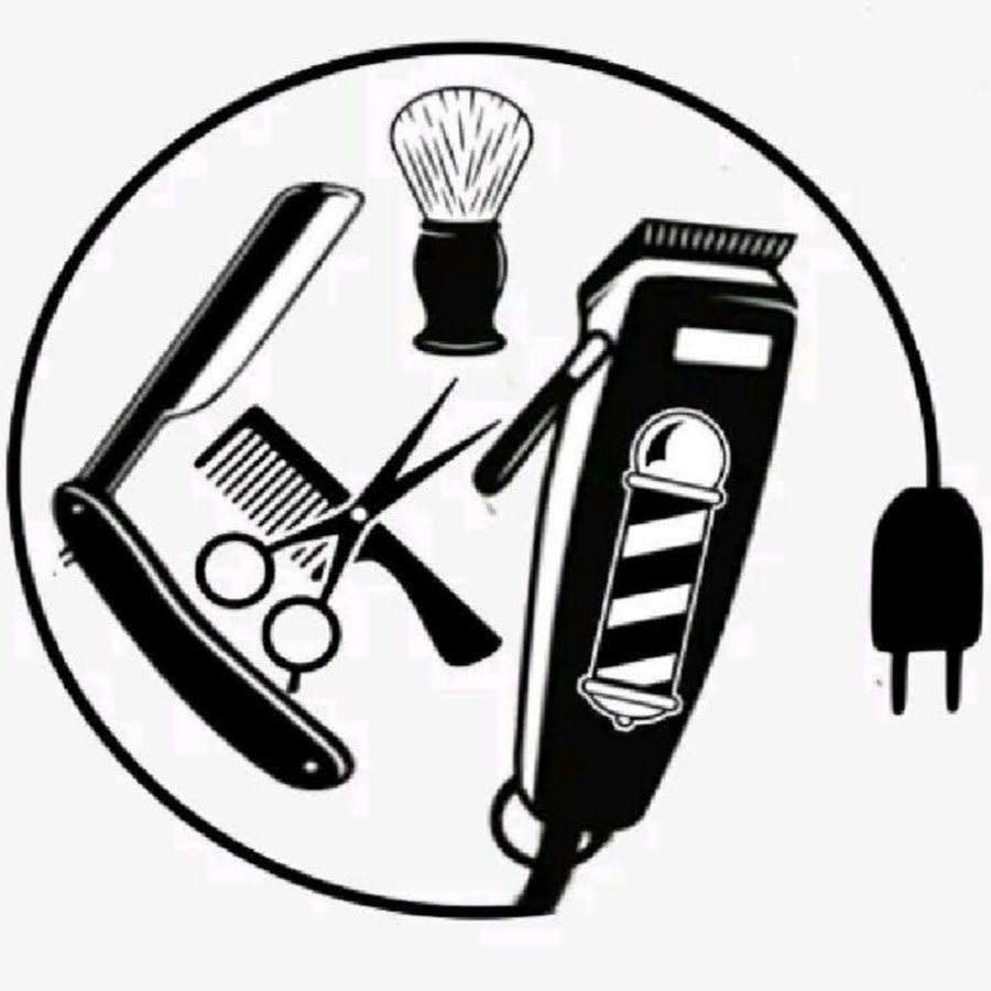 Машинка для стрижки Барбера вектор