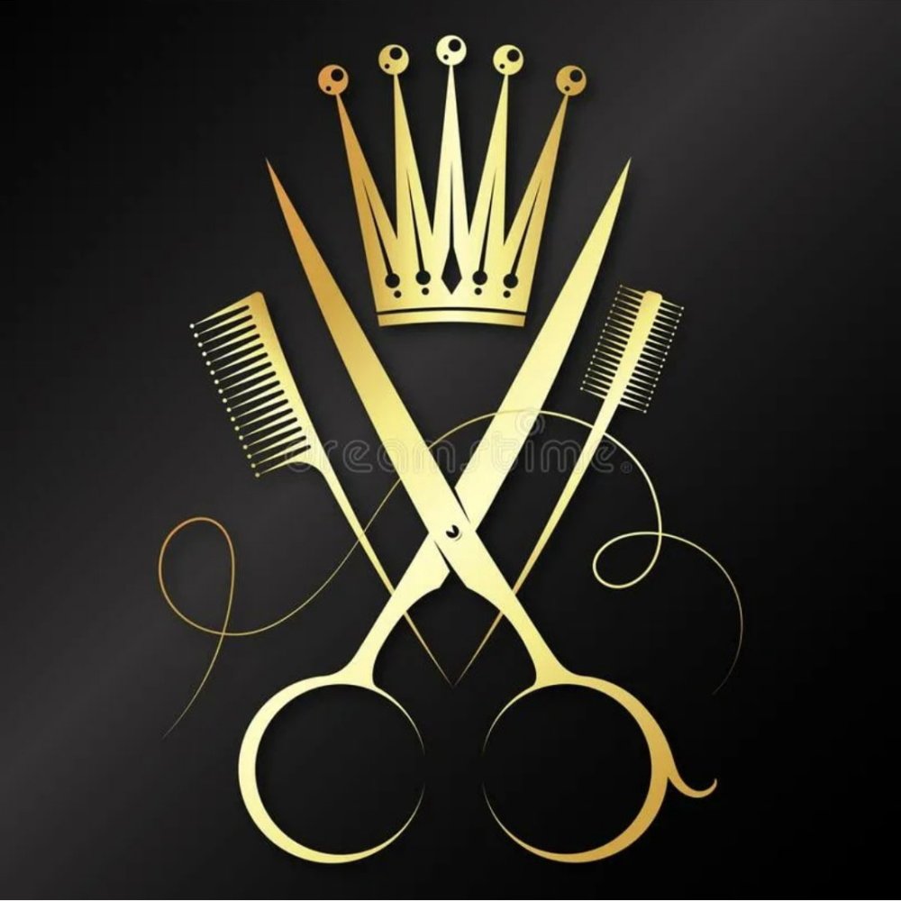 Золотые ножницы парикмахера