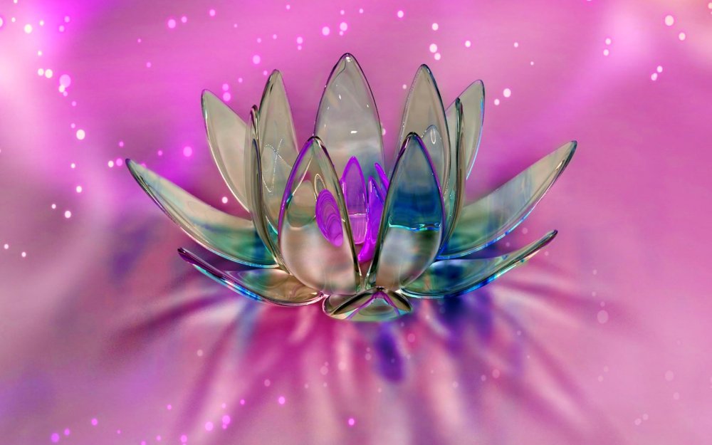 Лотос абстракция