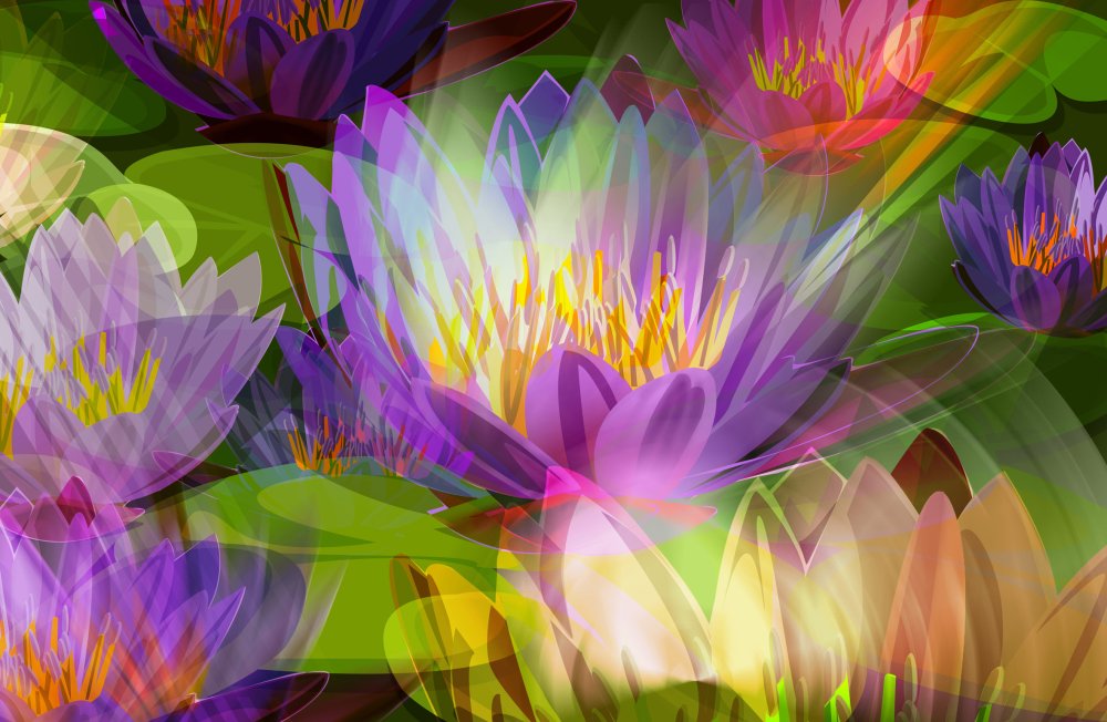 Фантазийные цветы