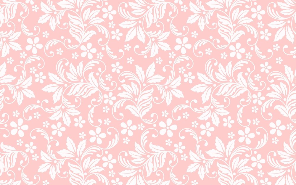 Розовый фон с узорами