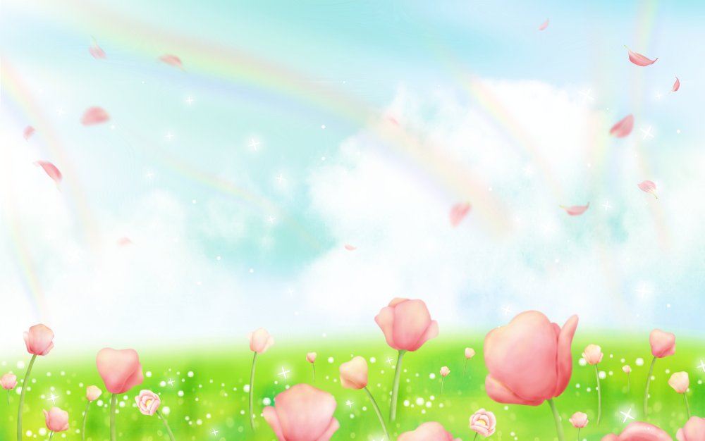 Фон весенний нежный детский