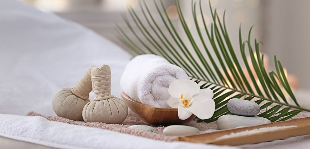 Камни и мешочки для массажа