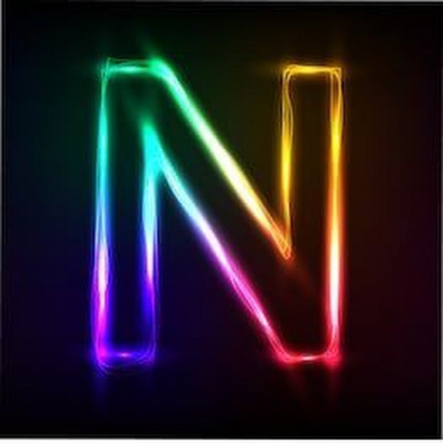 Буква n неон