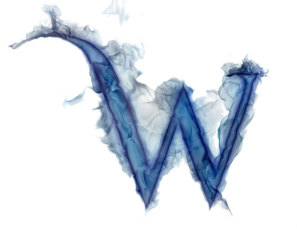 Огненная буква w