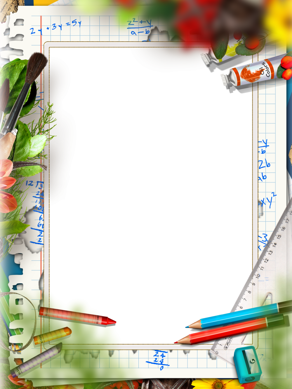 Рамка Школьная вертикальная