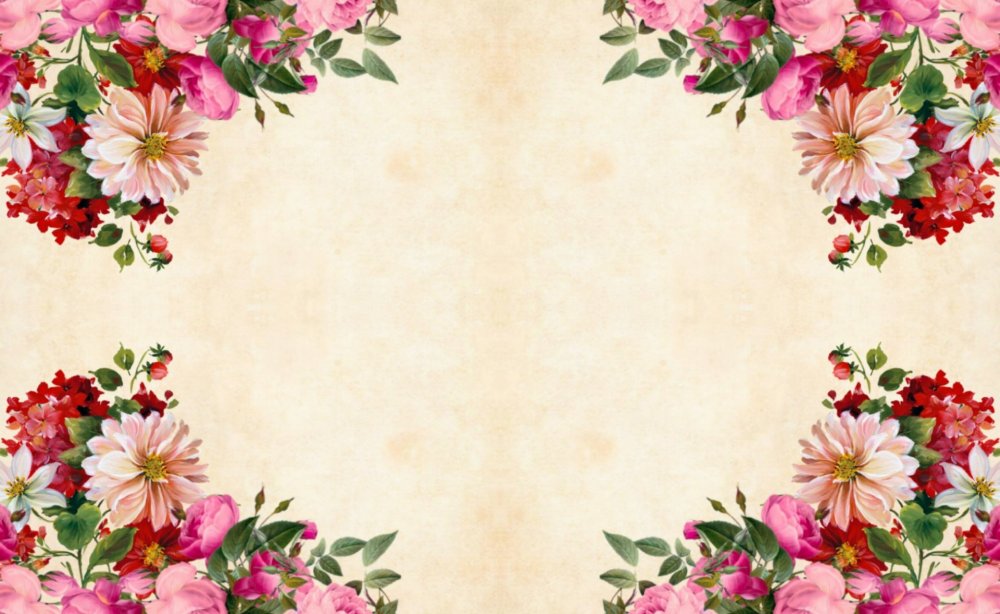 Винтажные цветочные фоны
