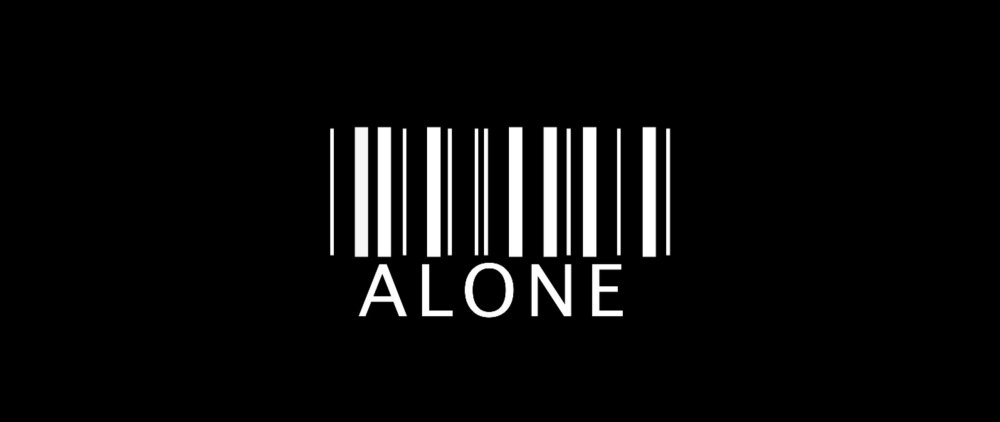 Alone надпись красивая