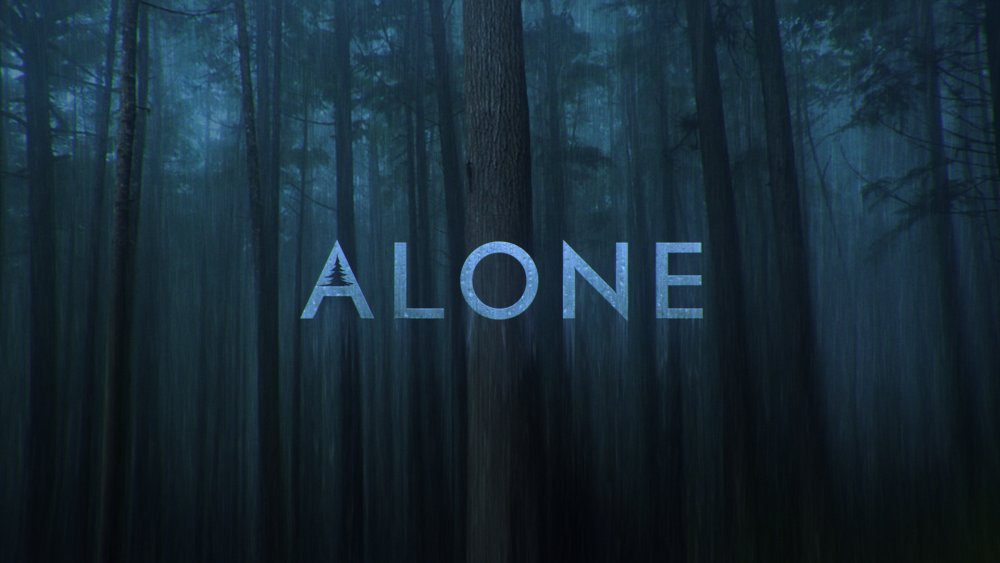 Alone надпись