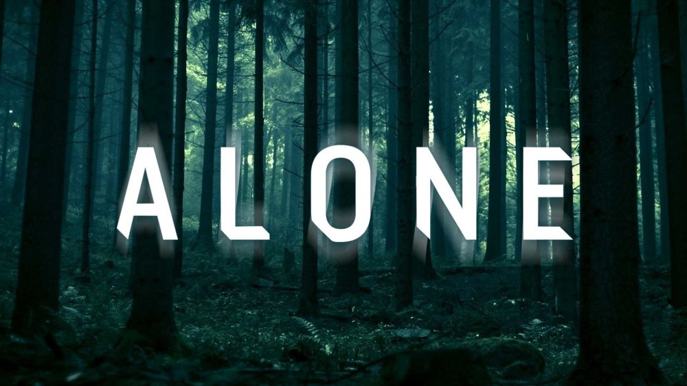 Alone надпись