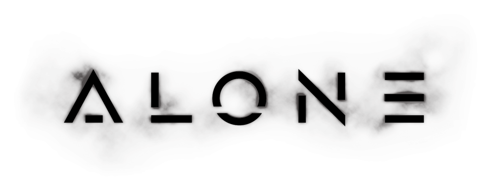 Alone надпись
