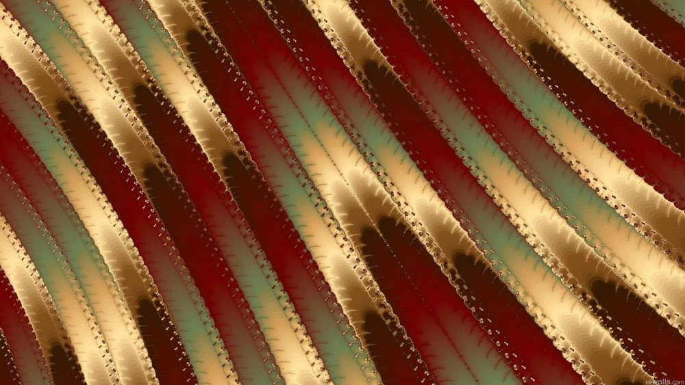 Красная ткань с узорами