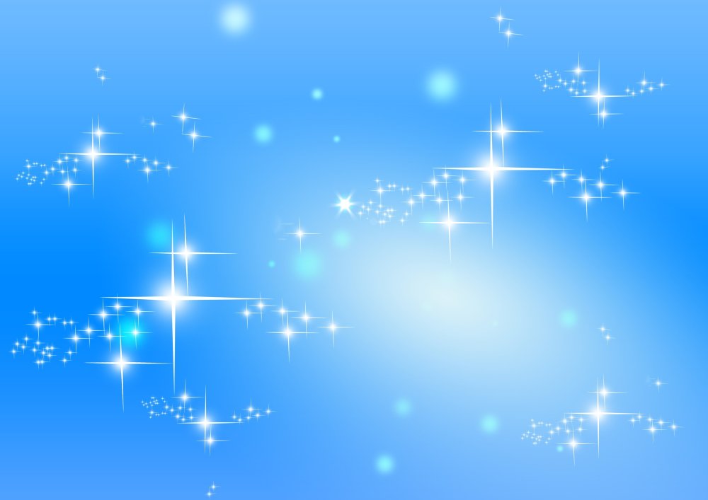 Голубой фон со звездами