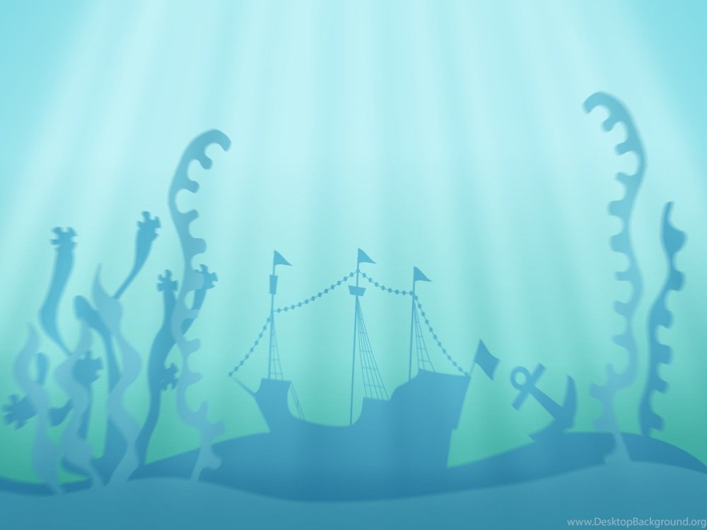 Подводный фон мультяшный