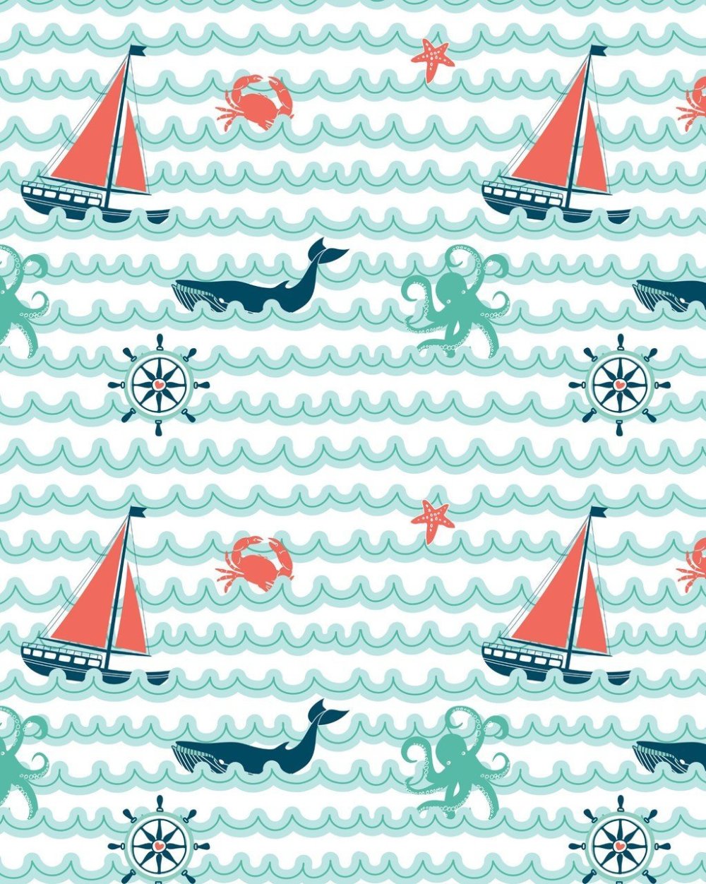 Бумага для скрапбукинга морская тематика