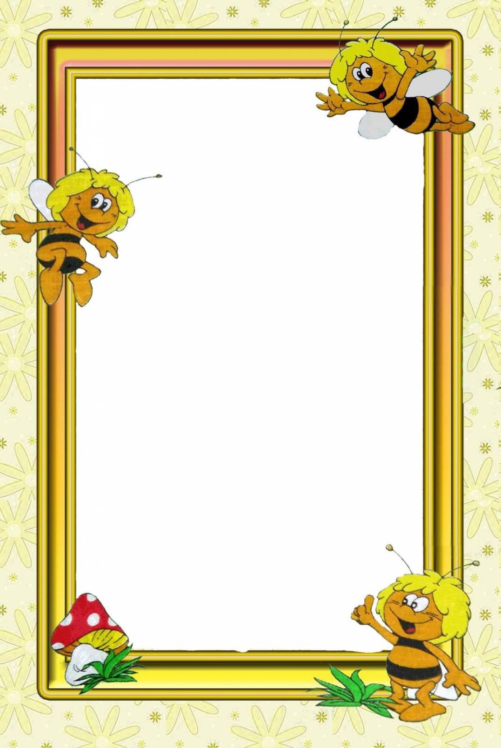 Рамка с пчелками для детского сада
